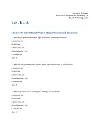International Business Chapter 10 1 Ans 11 The Us Economic Espionage Act 1996 Deals With Corporate Spying