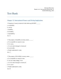 International Business Chapter 12 1 Ans 13 What Occurs When The Price Goods And Services Increase Country