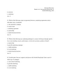 International Business Chapter 16 2 Differences Motivation Consumer Behaviors And Decision making Processes Are Considered When International Sales