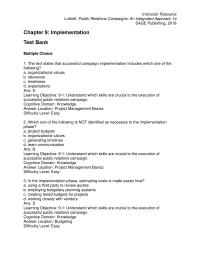 Communications Chapter 9 1 Publishing 2019 Cognitive Domain Knowledge Answer Location Dividing Tasks Among Team Difficulty