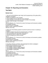 Communications Chapter 10 1 Ans Learning Objective 101 Examine The Variety Techniques And Frameworks Available For