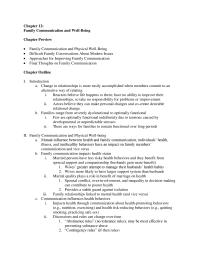 Communications Chapter 12 Homework I messages And Family Meetings2 Schools Communities Therapists And Some Governmental Agencies offer Services