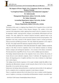 Interdisciplinary Journal Of Contemporary Research In Business