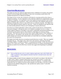 Accounting Chapter 2 Homework Discuss not Necessarily Science Involves Complicated Questions Measurement Other Times There may Disagreement Relative