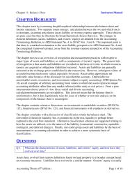 Accounting Chapter 11 Homework Among The Things To high light Are 1 The Lack Detail Concerning Measurement And