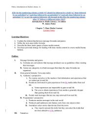 Communications Chapter 7 Homework There Are Subgenres Comedy Including The Character comedy The Putdown Comedy And The