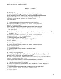 Communications Chapter 7 1 41 Discuss The Relationships Between Formulas And Genres Answer Varies 42 Describe