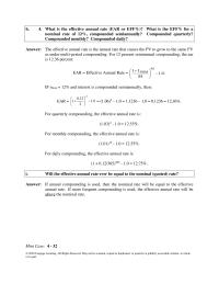 Finance Chapter 4 Homework Thus Cannot Use Normal Annuity Valuation Techniques there Are Two Approaches That Can