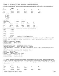 Finance Chapter 10 3 Objectives National Standards United States Bus prog Analytic State Standards