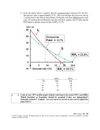 Finance Chapter 10 Homework They Have Only One Change In sign Note Normal Cash Flows Can Also