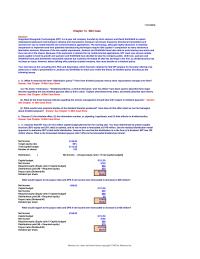 Finance Chapter 14 Homework See Mini Case Show d 1 Describe The Procedures Company Follows When