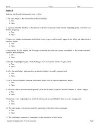 Accounting Chapter 8 Cutting Department Budgeted Direct Labor 155000 Direct Materials Of 165000 And Fixed Factory