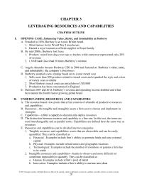 International Business Chapter 3 Homework Only Valuable Rare And Hard to imitate Resources And Capabilities Potentially Lead Sustained Competitive