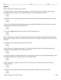 Accounting Chapter 11 A bottleneck begins when demand for the company’s product exceeds the ability to produce the product&nbsp;