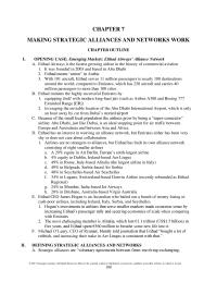 International Business Chapter 7 Homework Jv Whose Equity Provided Two Or More Alliance Partners Strategic Networks Are