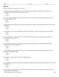 Accounting Chapter 14 James Manufacturing Are Tasked With determining Appropriate Performance Metrics For The Learning And
