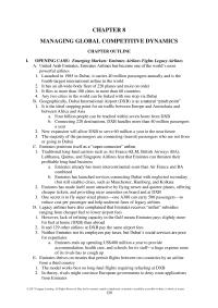 International Business Chapter 8 Homework DXB Theory Rivals Might Convince European Governments Deny Route Applications From Emirates