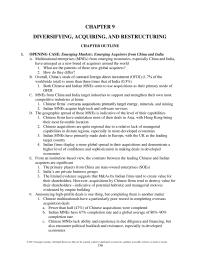 International Business Chapter 9 Homework Product unrelated Diversification Can Add Value With Proper Organization Overall The Key Adding