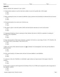 Accounting Chapter 16 In computing the return on total assets, interest expense is subtracted from net income before dividing by average