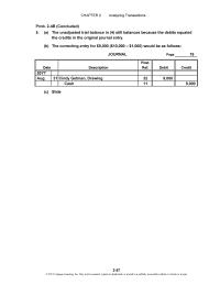 Accounting Chapter 2 Homework Thus Ina Sense There Can Other Sides Information About Transaction That are Recorded