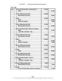 Accounting Chapter 6 Homework Merchandising Businesses pro b Kanpur Coin come Statement for The Year Ended June 30&nbsp; sales expenses cost Merchandise