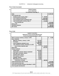 Accounting Chapter 18 Homework Managerial Accounting CP the Vice President The Information Systems Division Can Use Managerial accounting