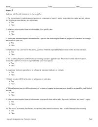 Accounting Chapter 7 1 The Adequate Disclosure accounting concept is applied when financial statements contain all information necessary to under&nbsp;
