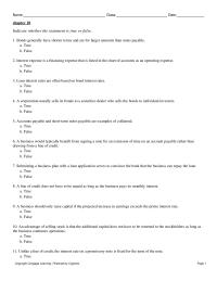 Accounting Chapter 18 1 Submitting a business plan with a loan application serves to convince the bank that the business can repay the loan