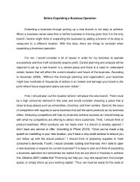 Before Expanding a Business Operation