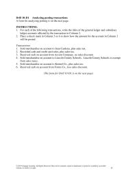Accounting Chapter 2 Homework Sold merchandise on account to Juan Cardena, plus sales tax Recorded cash and credit card sales, plus sales tax