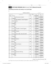Accounting Chapter 3 Homework&nbsp;Accounts Payable—Central Supplies Journalizing transactions and starting a new journal page