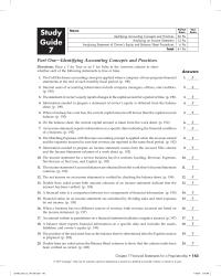 Accounting Chapter 7 Homework The Full Disclosure accounting concept is applied when a company always prepares financial statements at the end of each monthly fiscal period