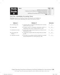 Accounting Chapter 8 Homework The series of accounting activities included in recording financial information for a fiscal period&nbsp;A trial balance prepared after the closing entries are posted