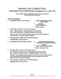 Accounting Chapter 2 Homework Shh Managers And Employees Third While the Vital signs Appears More Accurate Cost System