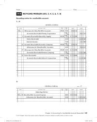 Accounting Chapter 14 Homework Allowance for Uncollectible Accounts Receivable Trinity Corporation Accounts Receivable Specialty Supply Notes Receivable Interest Income