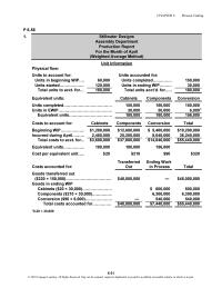 Accounting Chapter 6 Homework Although the answers may vary, some essential elements should be mentioned in the report