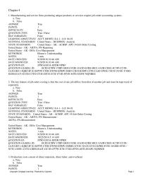 Accounting Chapter 4 Manufacturing and service firms producing unique products or services require job-order accounting systems