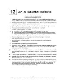Accounting Chapter 12 Homework&nbsp;IRR gives a measure of relative profitability. Thus, since NPV reveals the total wealth change attributable to each project
