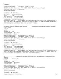 Accounting Chapter 15 In which all items are presented as a percentage of one selected item on a financial statement