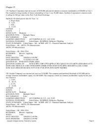 Accounting Chapter 15 Refer to the information taken from a company’s financial records for the current year