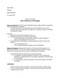 Defenses and Damages
