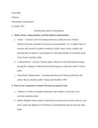 Defining Intercultural Communication