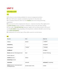 VOCABULARY