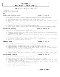 Financing Current Assets