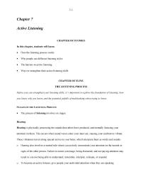 Communications Chapter 7 Homework The Value Silence Sometimes People Just Want Someone