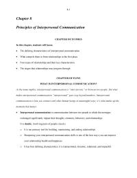 Communications Chapter 8 Homework Apart These Stages Occur Most Relationships Begin Become Less Intimate With Relation ship partner