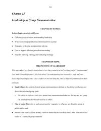Communications Chapter 12 Homework Since Leaders Pick Only Few choices For Members Vote On Decision Vote Can