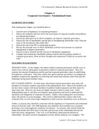 Business Ethics Chapter 4 Homework Why answer Several Suggestions For Improving Corporate Governance Have Been Made Most center Board