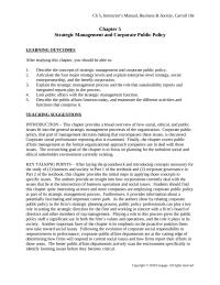 Business Ethics Chapter 5 Homework Explain the strategic management process and the role that sustainability reports and integrated reports play in the process