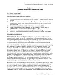 Business Ethics Chapter 13 Homework Why Has Consumerism Been Such Enduring Movement For Long answer The Consumer Movement